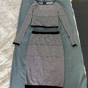 Bebe skirt and top outfit